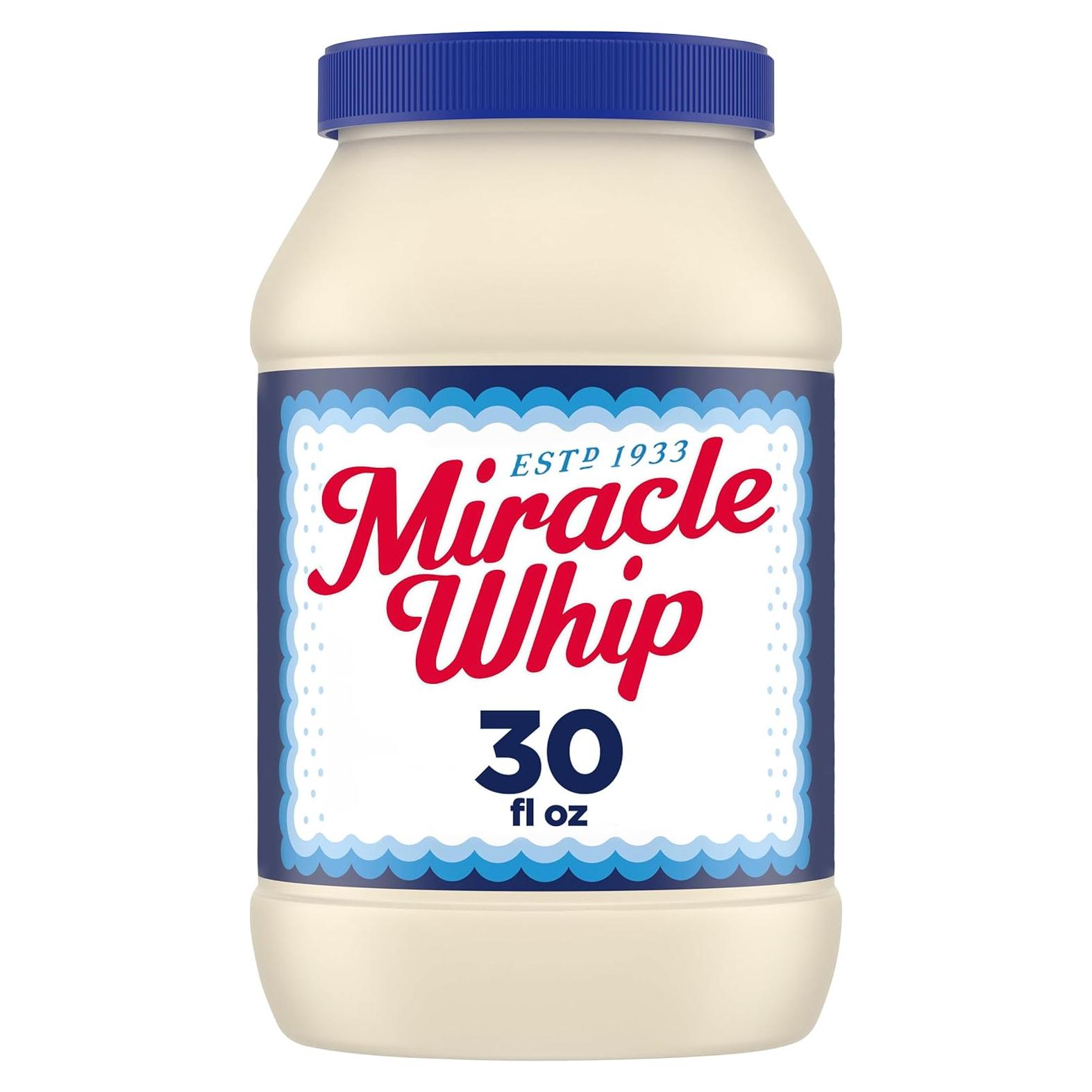 Aderezo tipo mayonesa Miracle Whip 850g - Bajo en carbohidratos