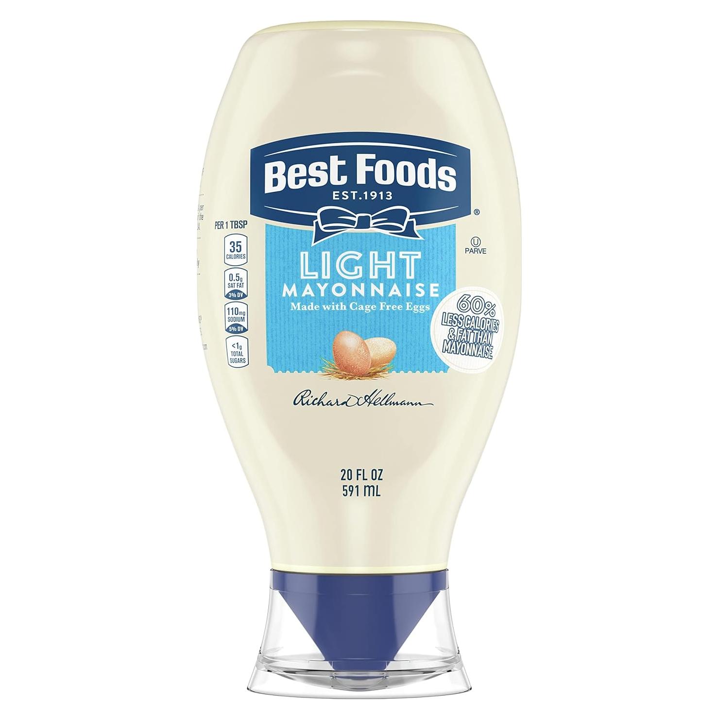 Mayonesa Ligera Mejores Alimentos 591 ml 60% Menos Grasa