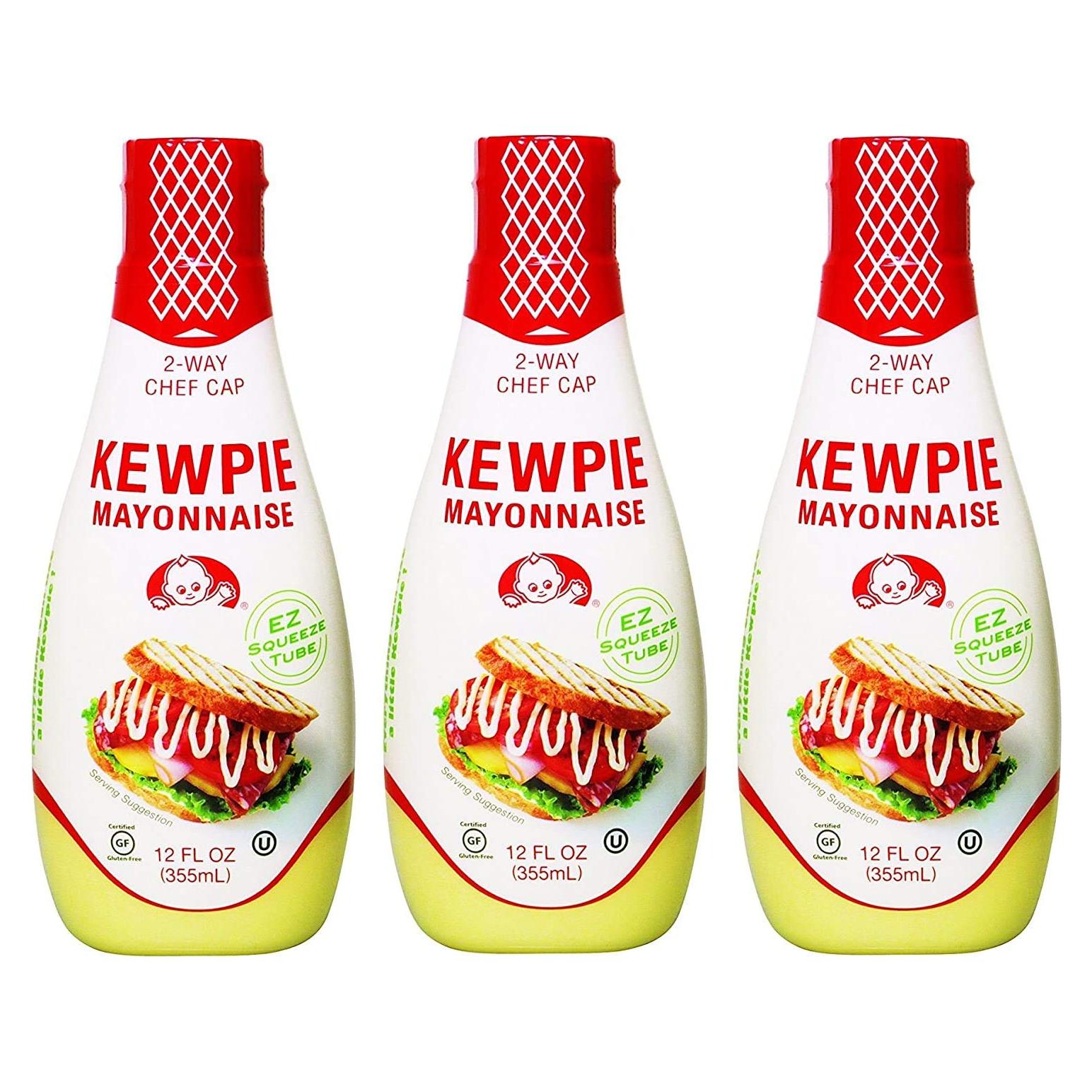 Kewpie Mayonesa Japonesa 340 ml - Paquete de 3 Botellas