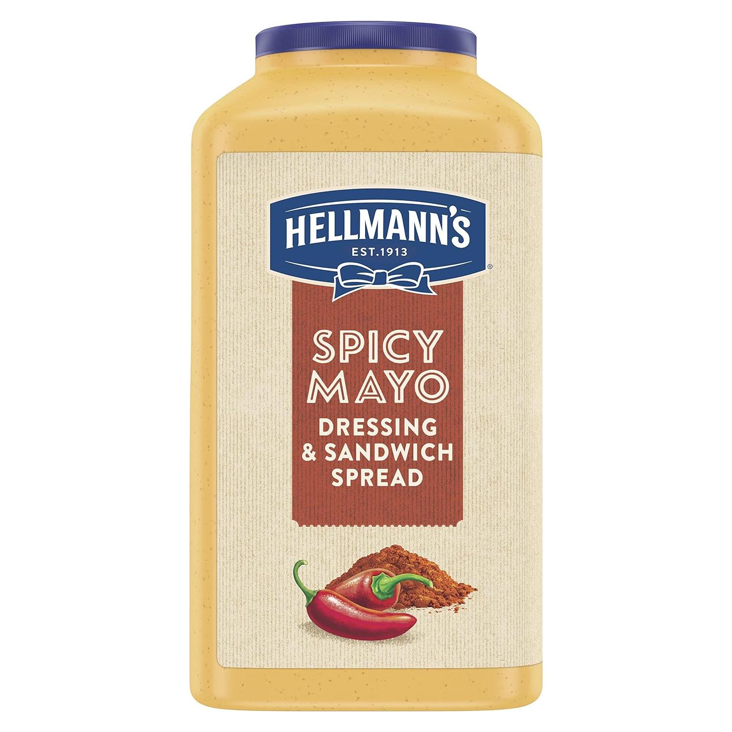 Mayonesa Picante Hellmann's 3.63 kg - Sin Gluten y Vegetariana