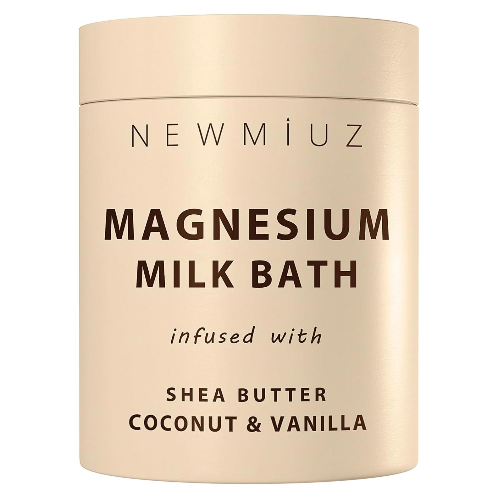 Leche de Baño de Magnesio 300g New Miuz Coco Vainilla Hidratante