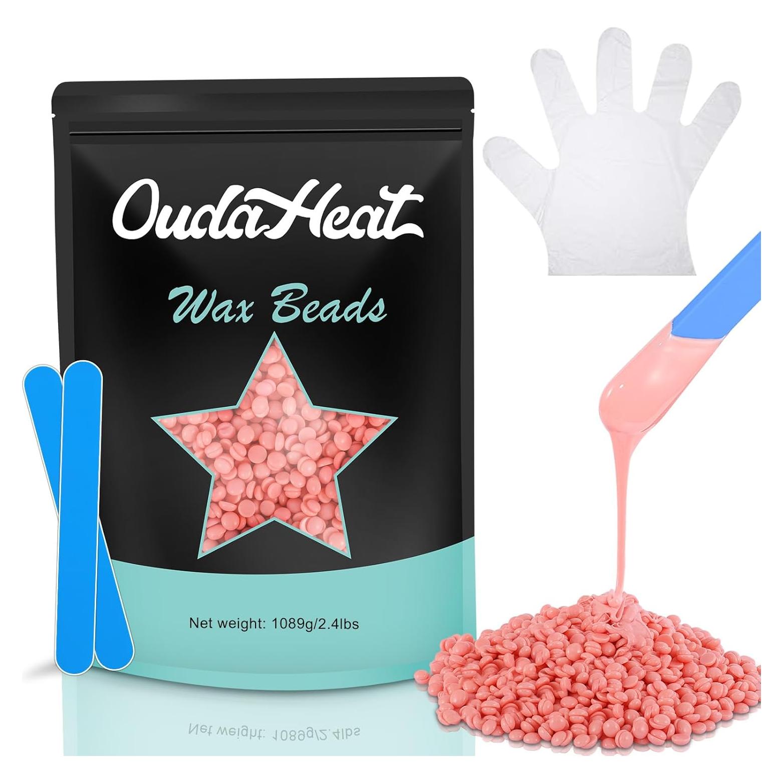 Perlas de Cera para Depilación OudaHeat 1.1kg Piel Sensible