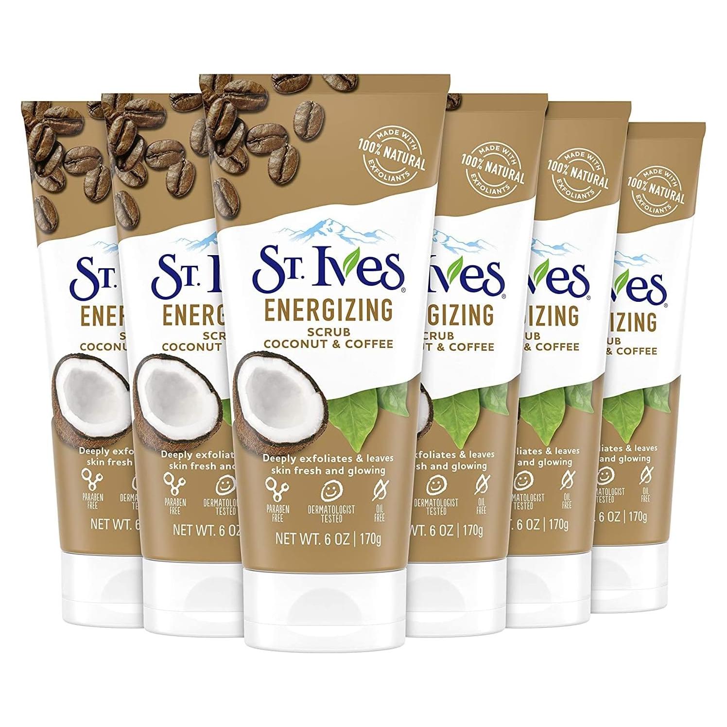 Exfoliante Facial St. Ives Coco y Café 170g - 100% Natural