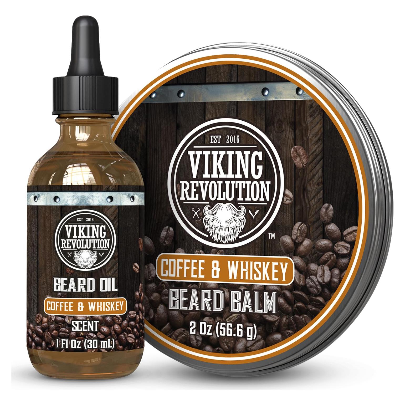 Kit de Cuidado de Barba Viking Revolution - Bálsamo 56.7g + Aceite 29.6ml