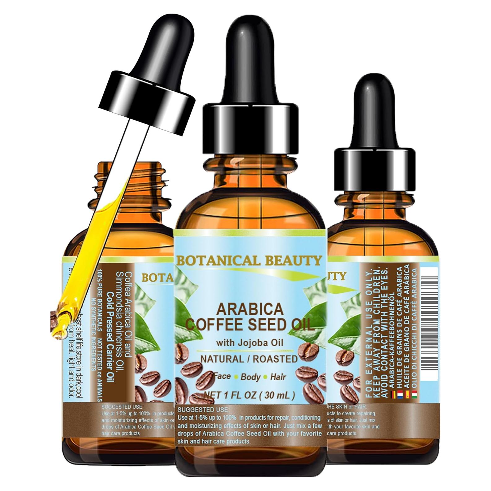 Aceite de Semilla de Café Arábica 100% Puro Belleza Botánica 30 ml