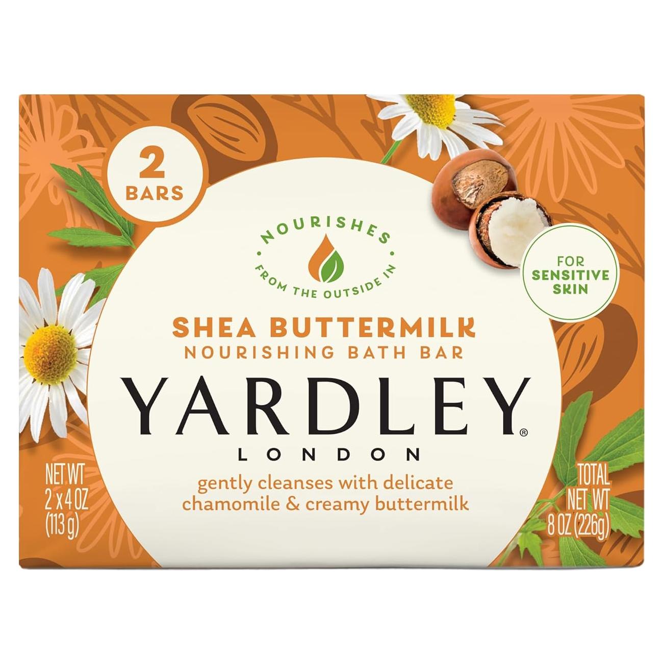 Jabón de Baño Nutritivo Yardley London Manteca de Karité 120g