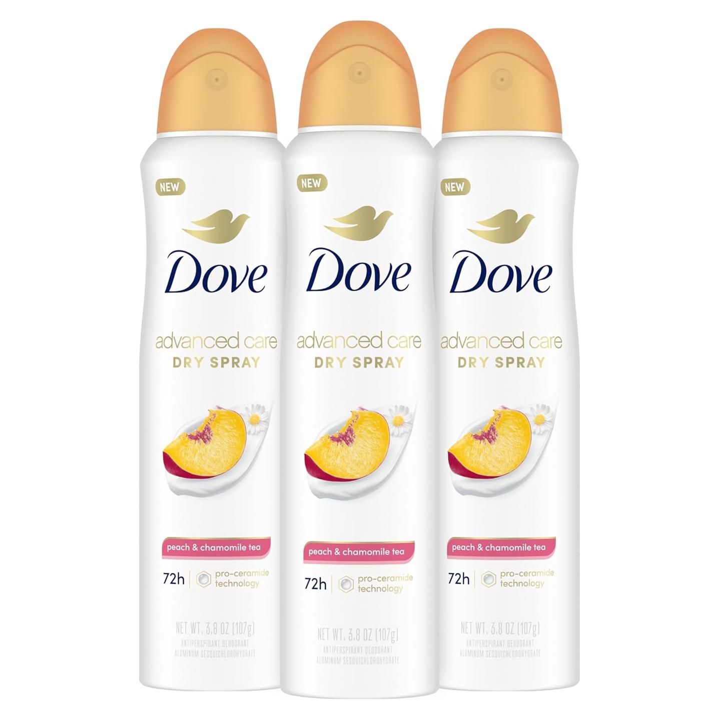 Desodorante Antitranspirante Dove 3x Pro Ceramida Durazno 425g