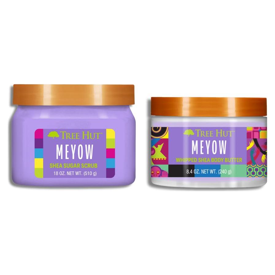 Exfoliante de Azúcar Tree Hut 2 Piezas - Mantequilla Corporal Frutal