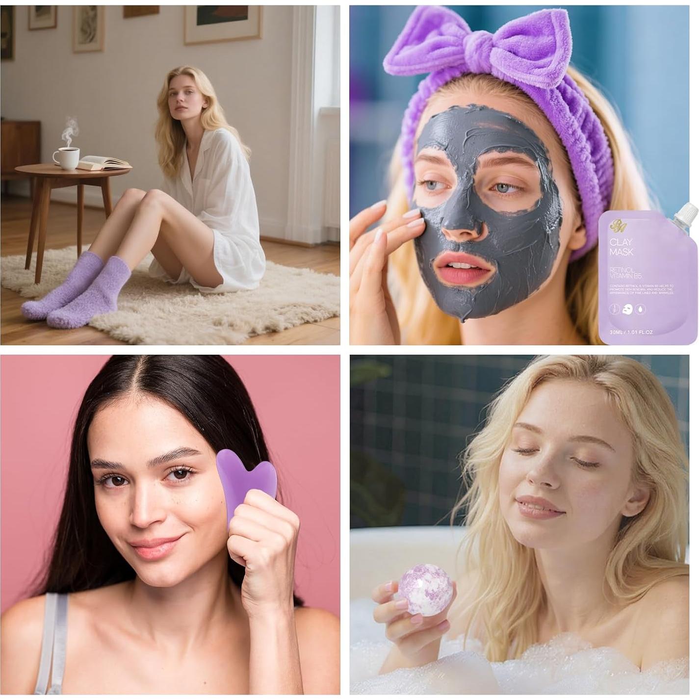 Set de Cuidado Facial RA ROSA ACCA 55 PZS Lavanda