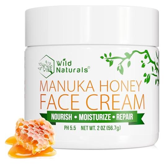 Crema Facial Hidratante Wild Naturals Miel de Manuka 104g