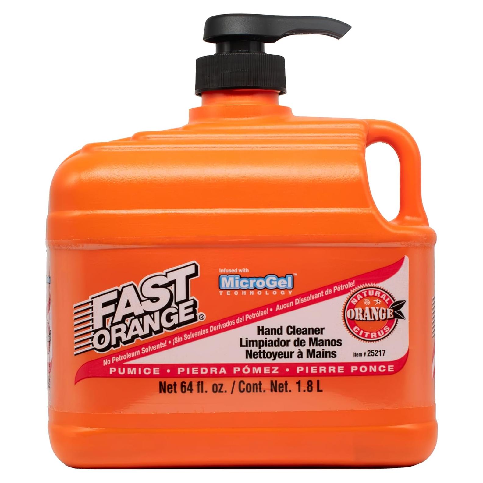 Limpiador de Manos Fast Orange Permatex 25217 1.89L Sin Agua