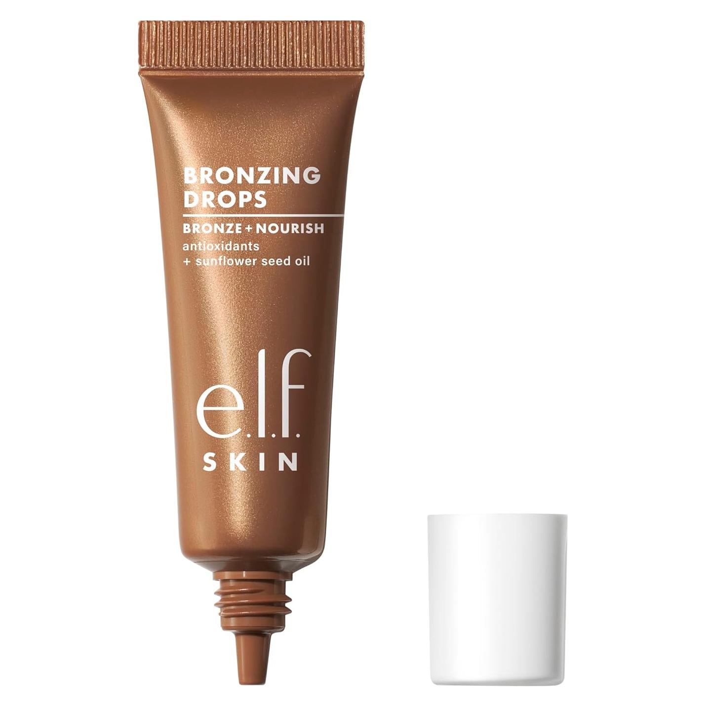 Gotas Bronceadoras e.l.f. SKIN 9.8 ml - Brillo Oro Puro