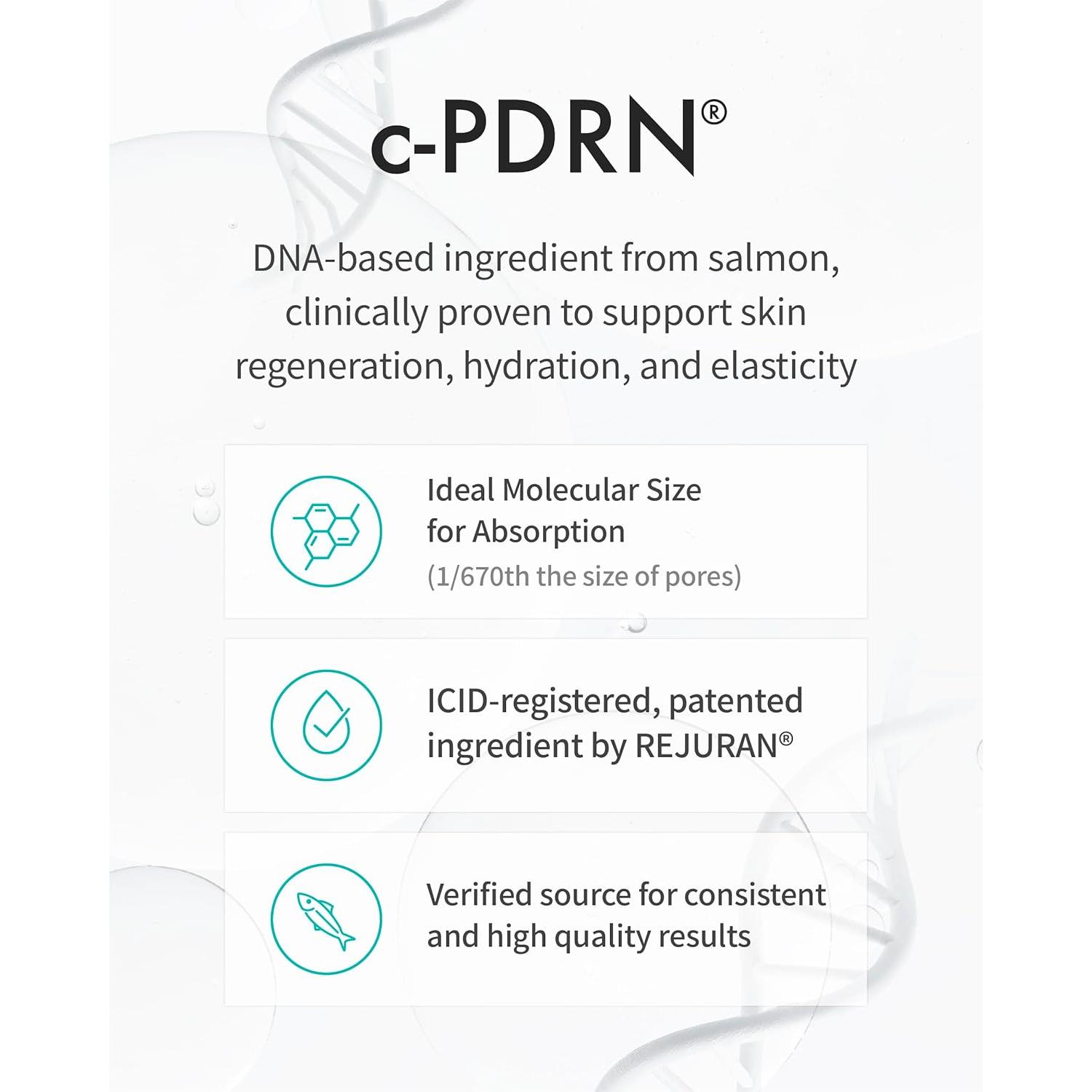 REJURAN c-PDRN Ampoule 30 ml + Mascarilla Hidratante 5-Pack