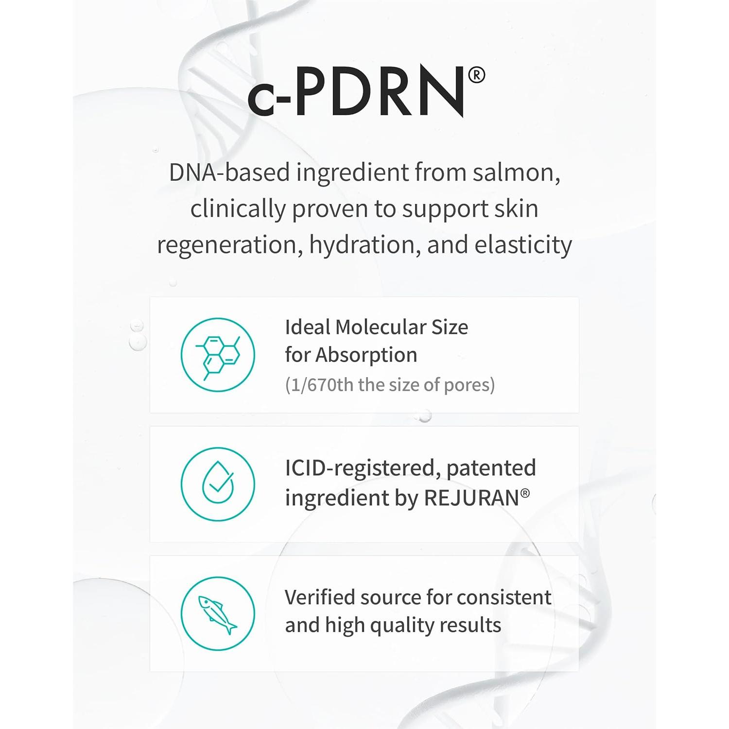 REJURAN c-PDRN Ampoule 30 ml + Mascarilla Hidratante 5-Pack
