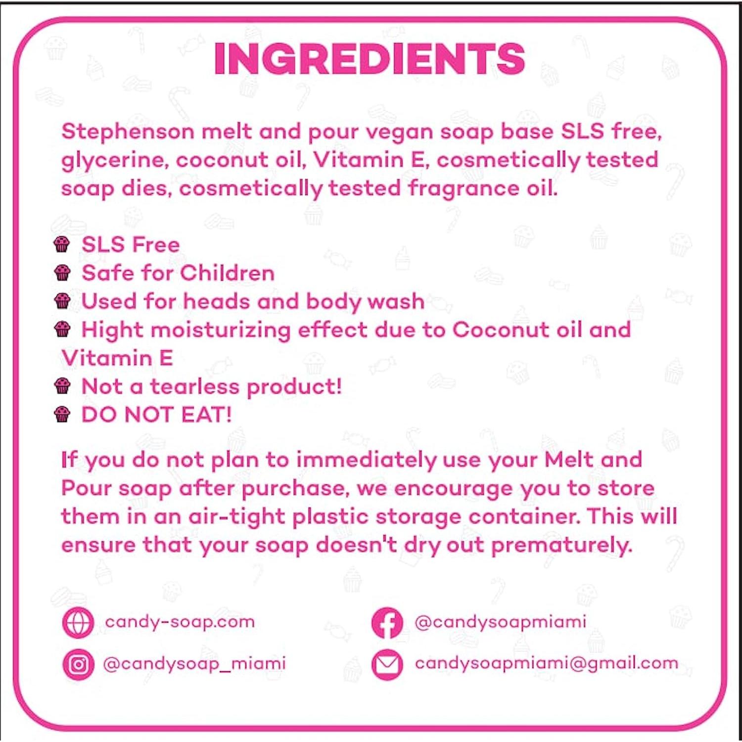 Jarrón de Jabón Hecho a Mano Frambuesa y Mora 200g