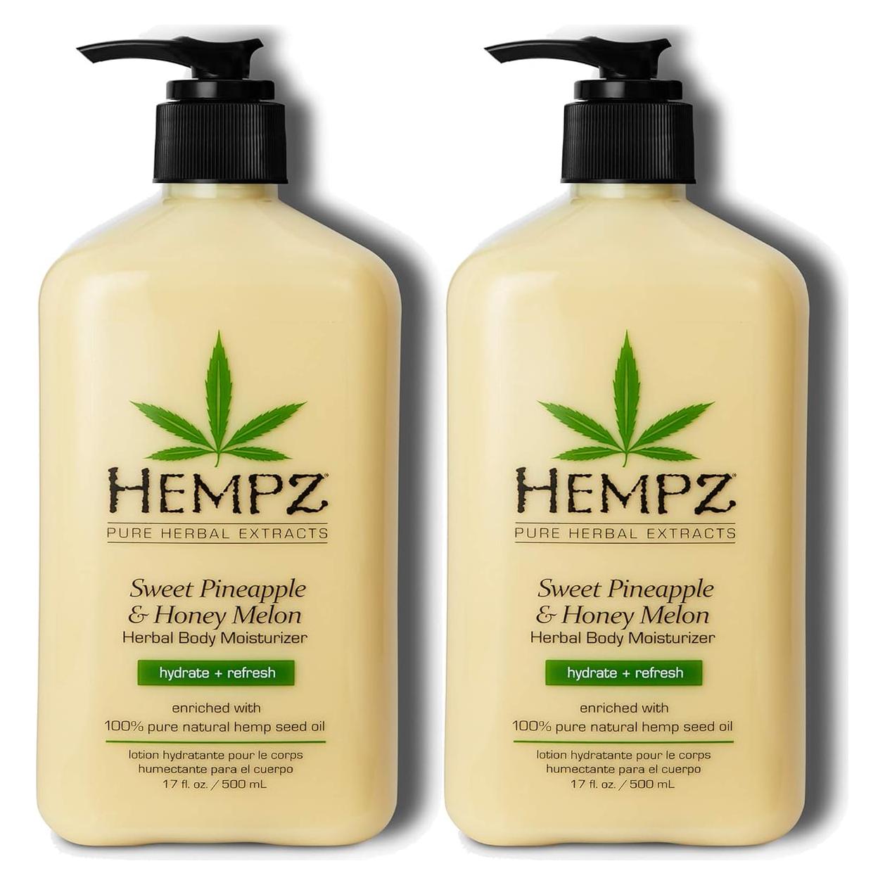 Loción Hidratante Corporal Hempz Piña y Melón 482 g