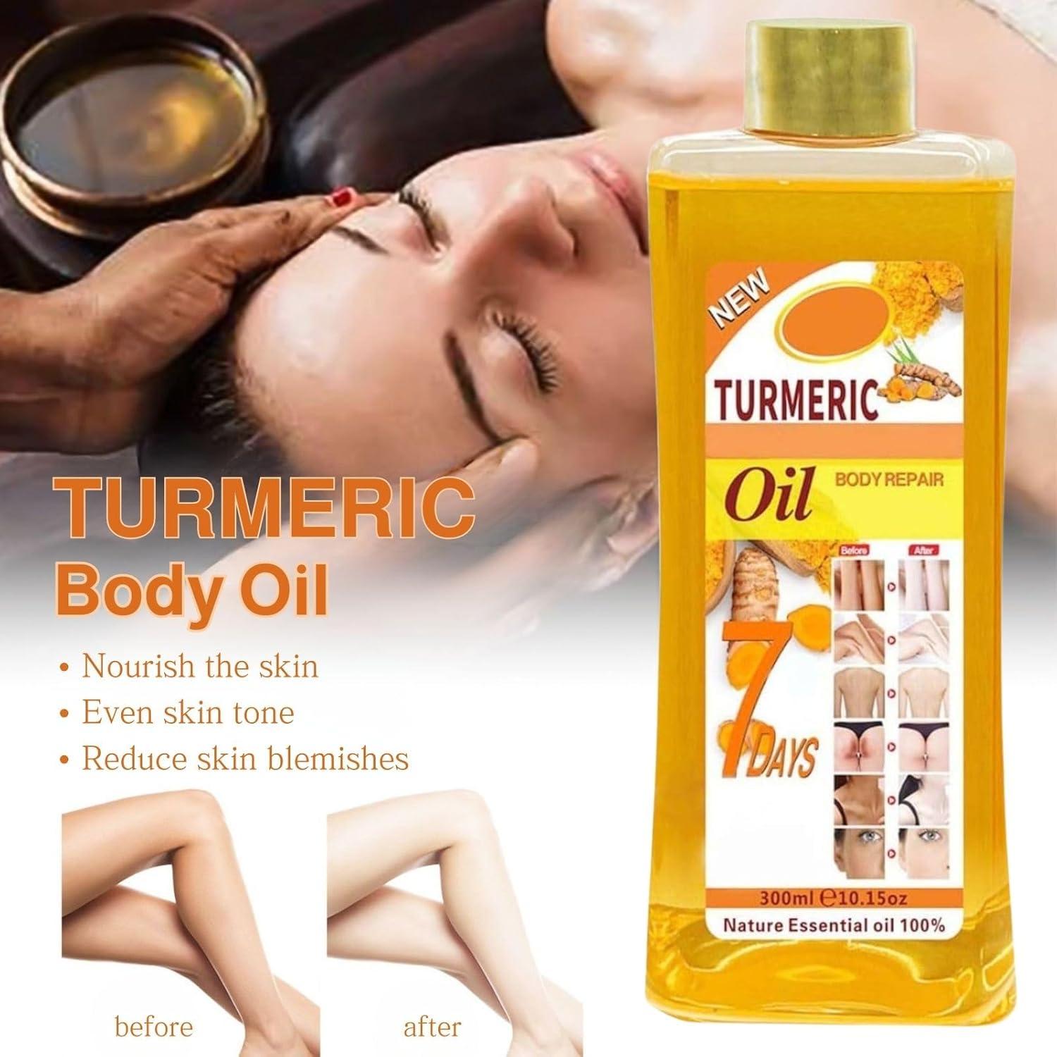 Set de Cuidado de Piel YINGQQ: Jabón y Aceite de Cúrcuma