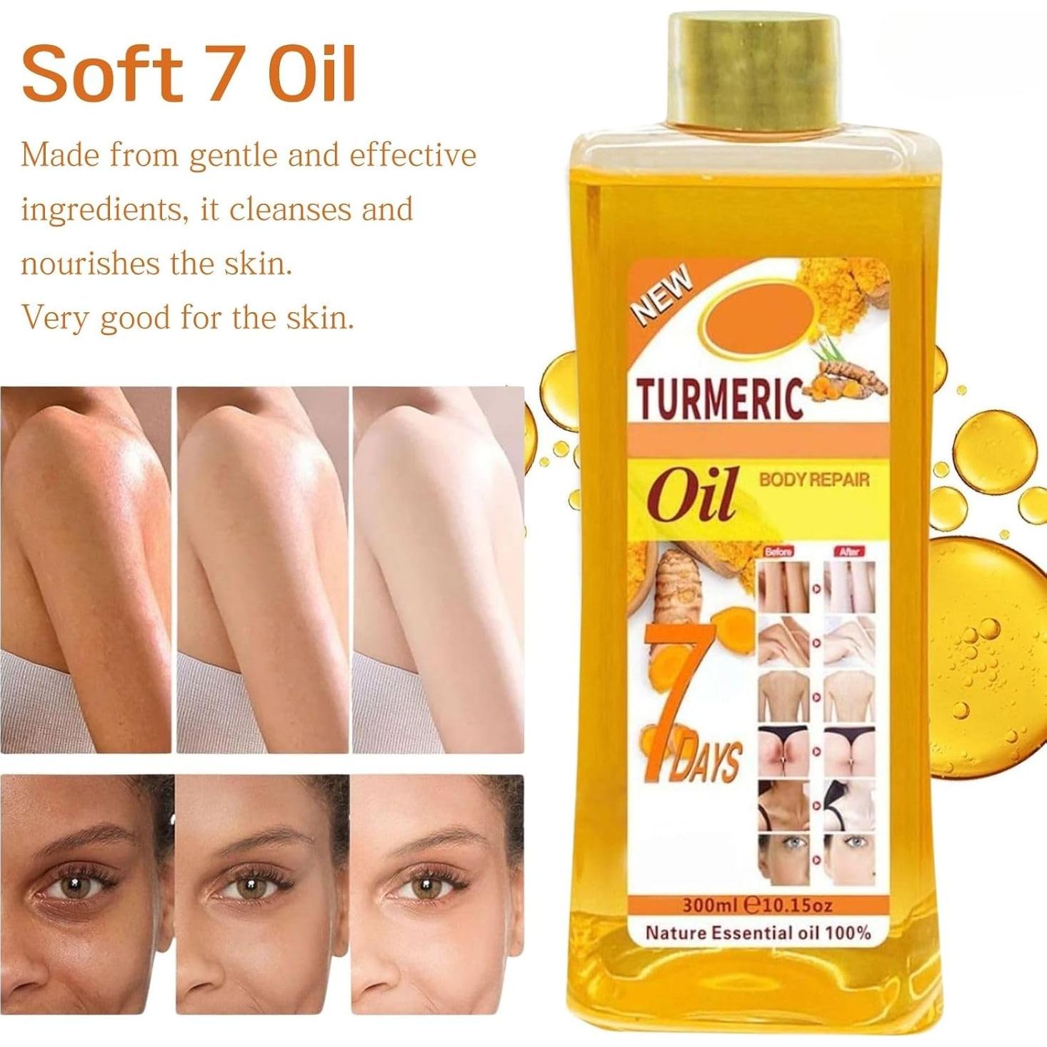 Set de Cuidado de Piel YINGQQ: Jabón y Aceite de Cúrcuma