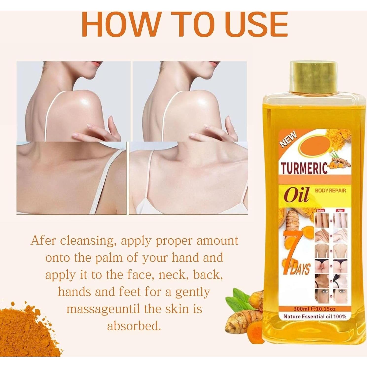 Set de Cuidado de Piel YINGQQ: Jabón y Aceite de Cúrcuma