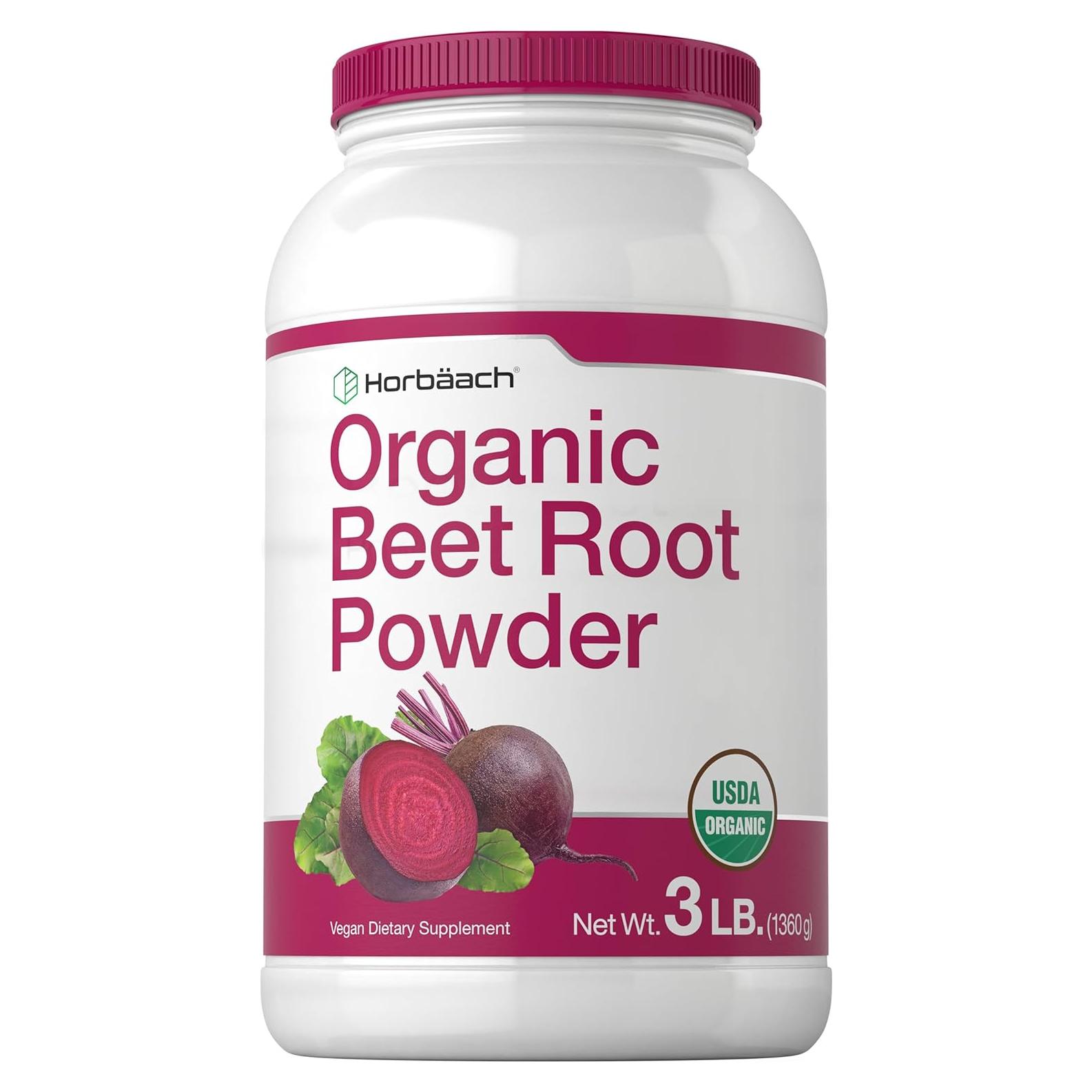 Polvo de Raíz de Remolacha Orgánica Horbaach 1.36 kg Vegano