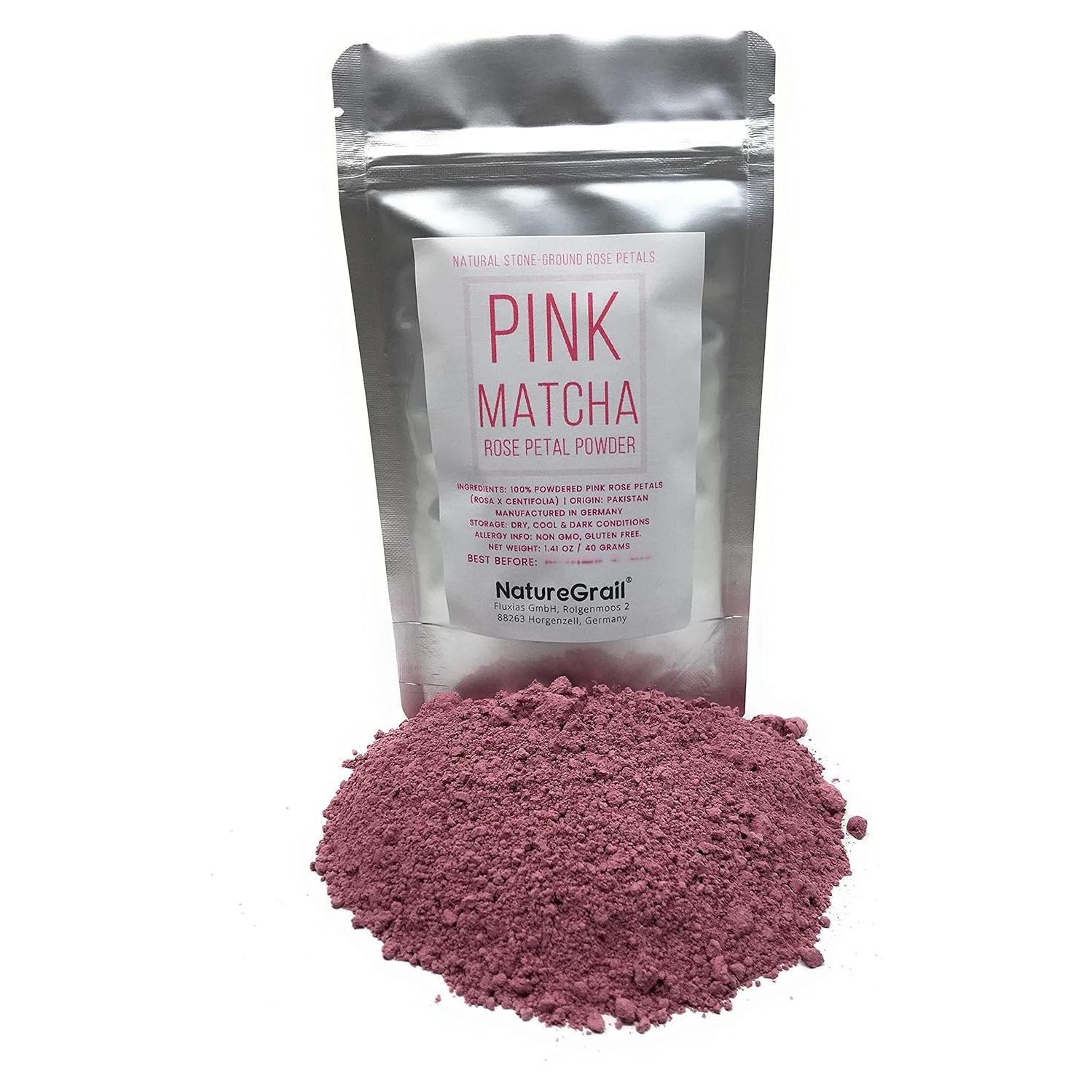 Matcha Rosa - Polvo de Pétalos de Rosa X Centifolia 40g