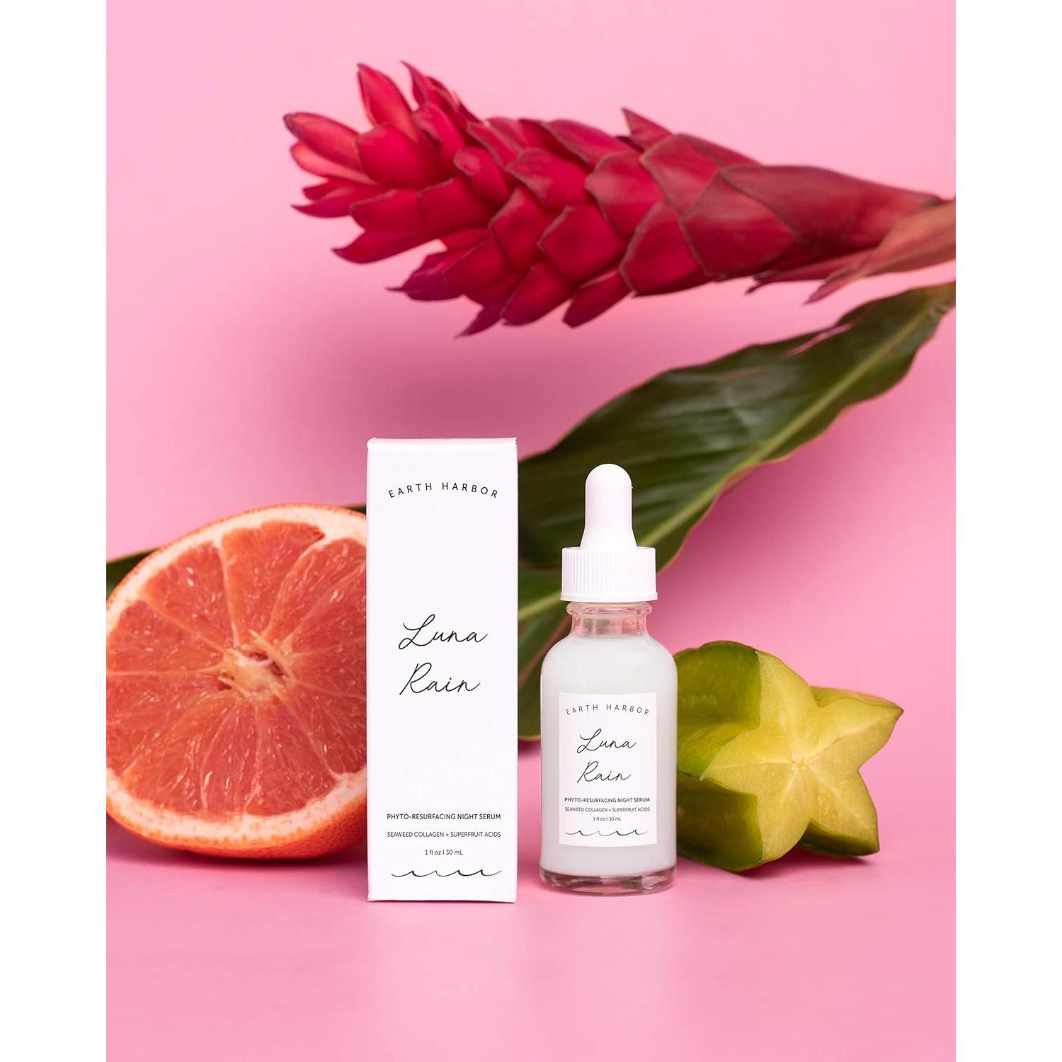 Sérum Nocturno Earth Harbor Luna Rain 29.57 ml - Textura y Tono