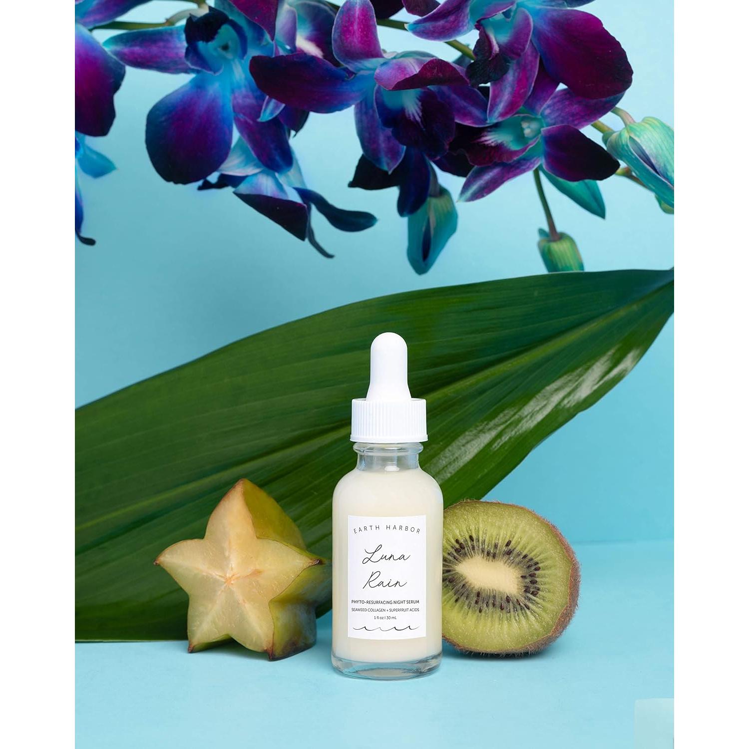 Sérum Nocturno Earth Harbor Luna Rain 29.57 ml - Textura y Tono