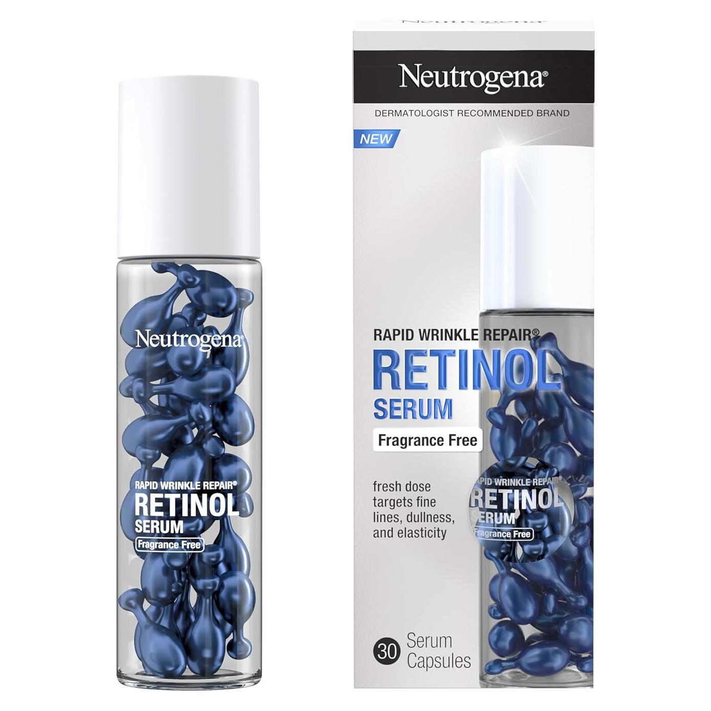 Cápsulas Suero Facial Retinol Neutrogena 30 ct Antiarrugas