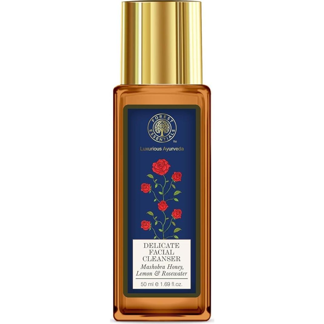 Set de Limpiadores Faciales Forest Essentials 50ml - Azafrán Neem y Agua de Rosas