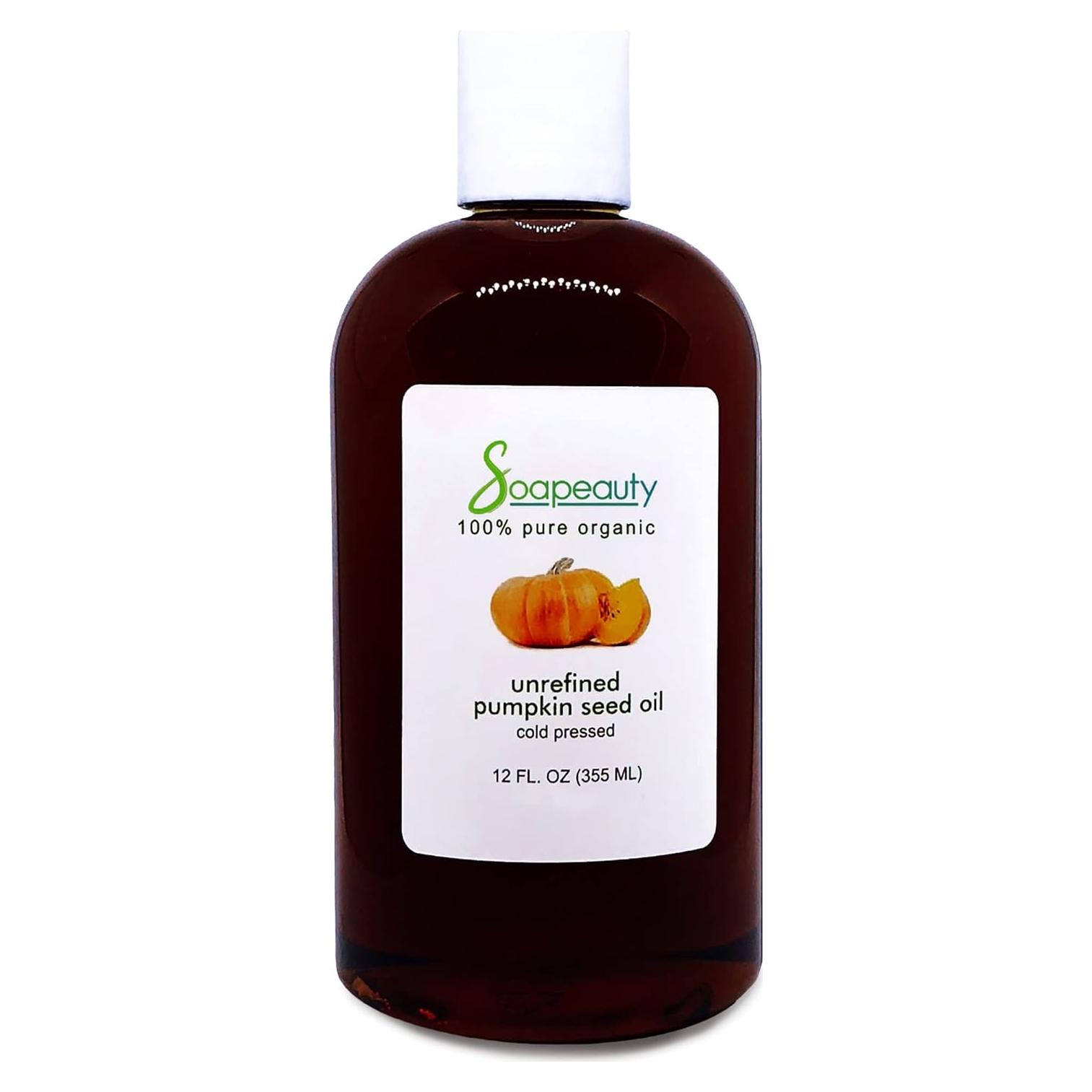 Aceite de Semilla de Calabaza Orgánico Soapeauty 340g - Crecimiento Cabello y Piel