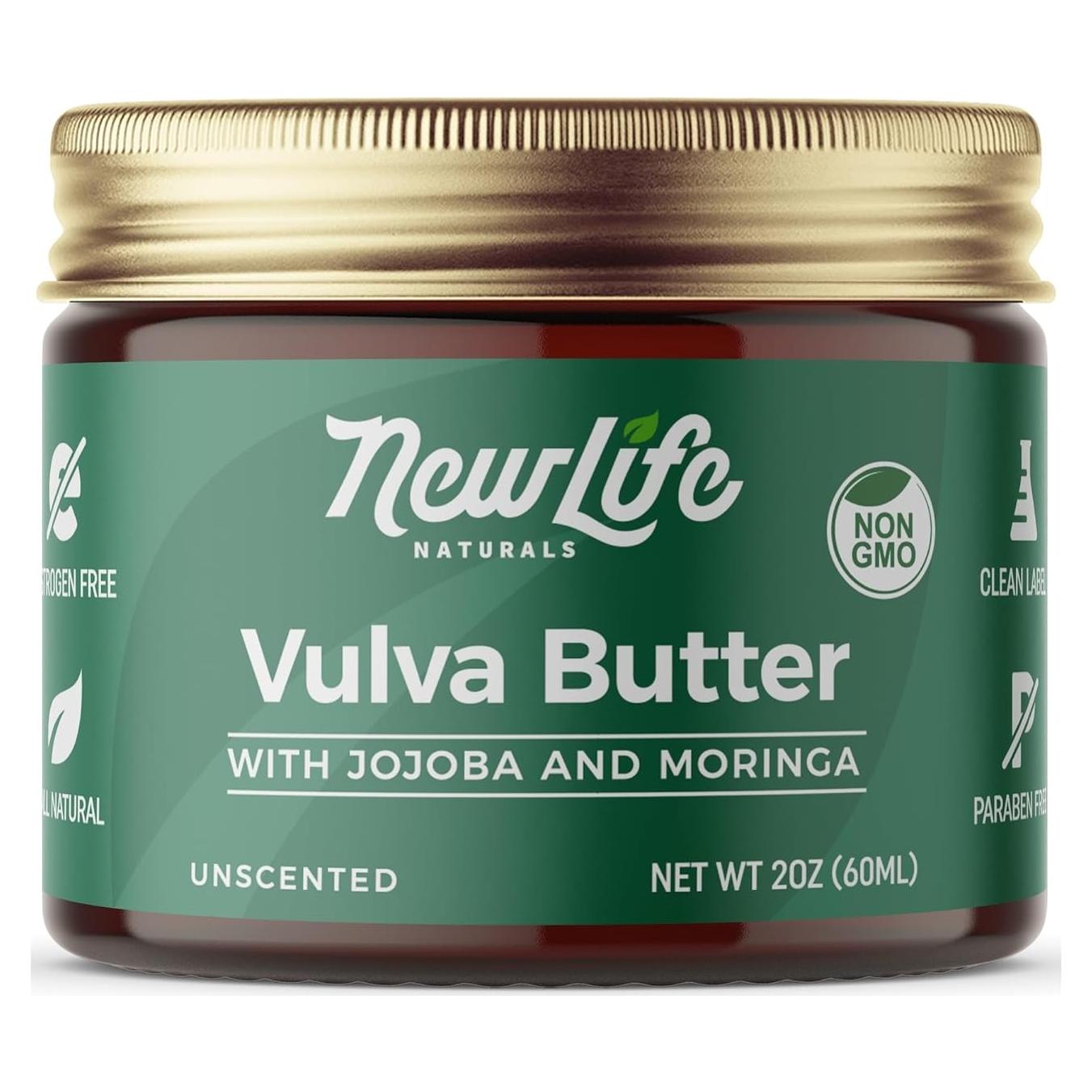 Mantequilla de Balsamo Vulva NewLife Naturals 140g - Hidratante Natural