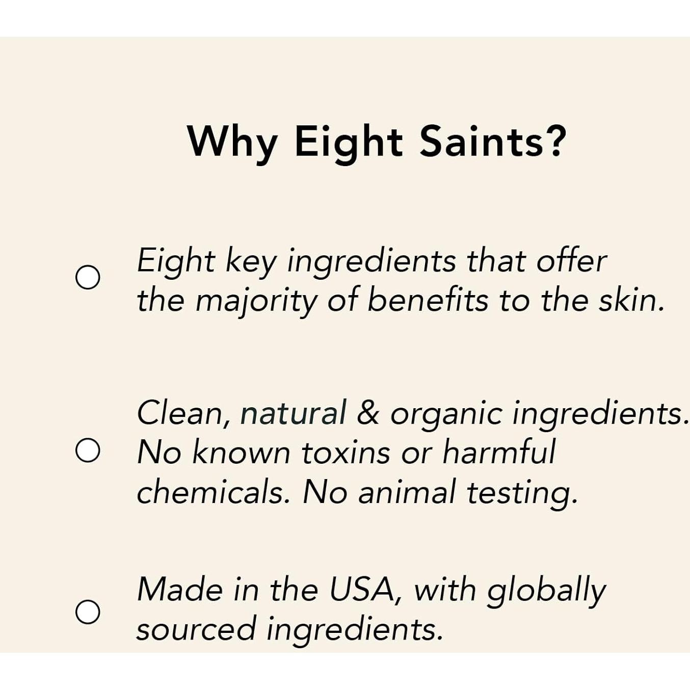 Conjunto de Cuidado de la Piel Eight Saints - Limpiador, Suero, Crema