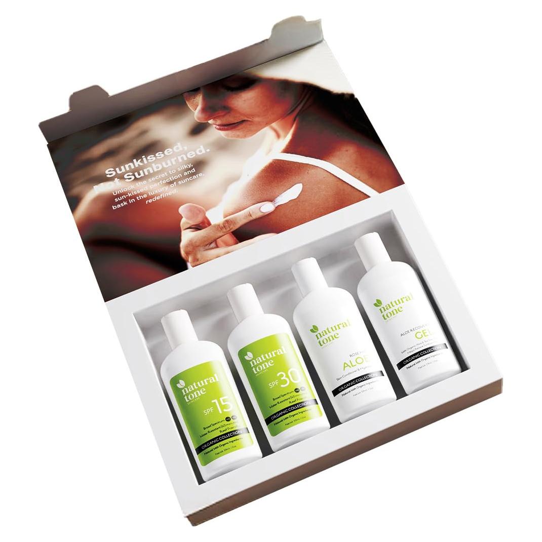 Kit de Cuidado Solar Orgánico Natural Tone - SPF 30 y 15