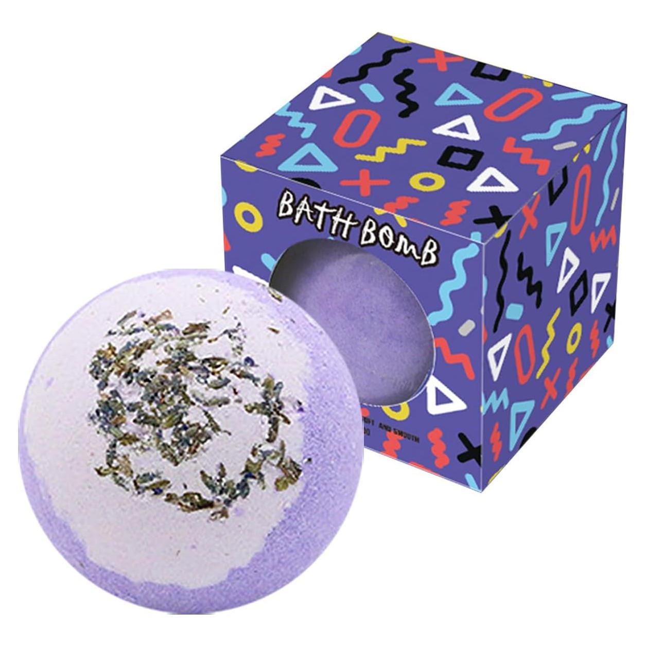 Bolas de Sal de Baño KASTU con Flores Secas y Lavanda 100g