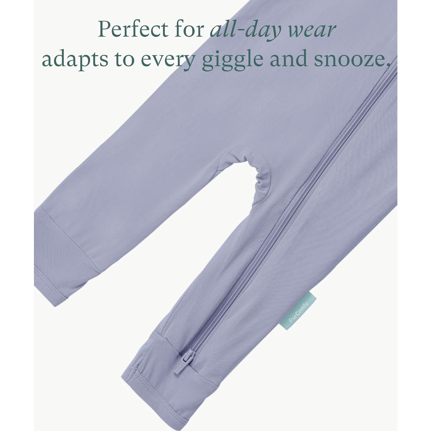 Mono de Manga Larga PurComfy para Bebé 0-3 Meses Rayón Suave