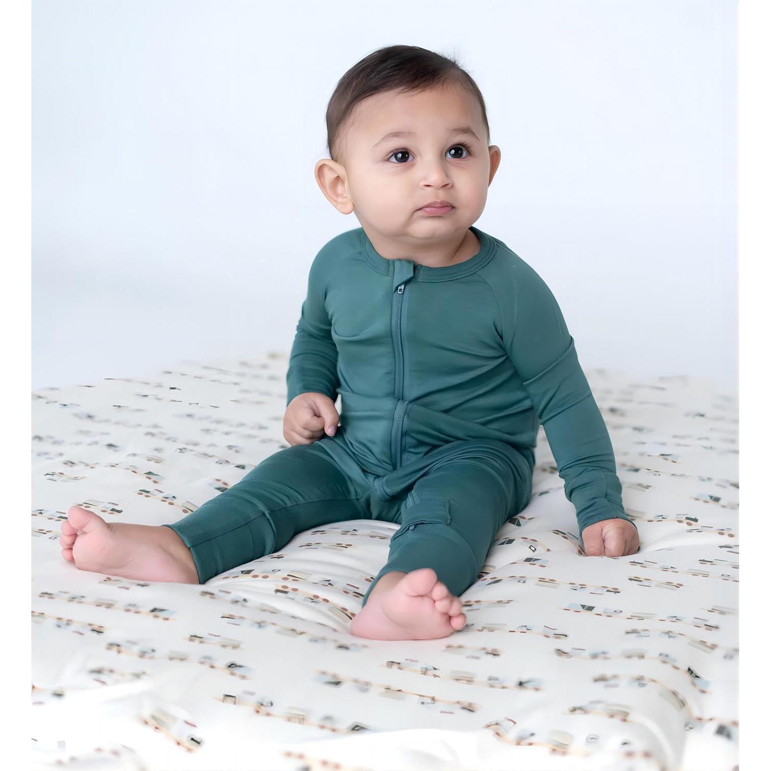 Mono de Manga Larga PurComfy para Bebé 0-3 Meses Rayón Suave