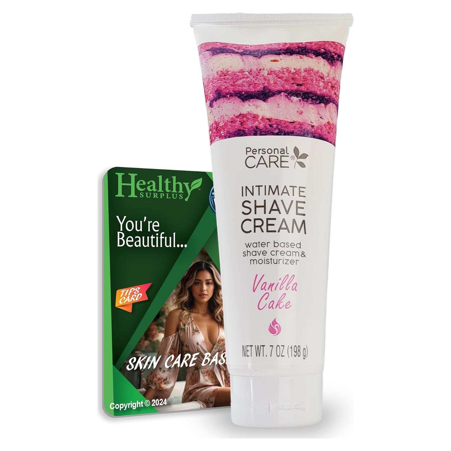 Crema de Afeitar Íntima para Mujeres Healthy Surplus 198g