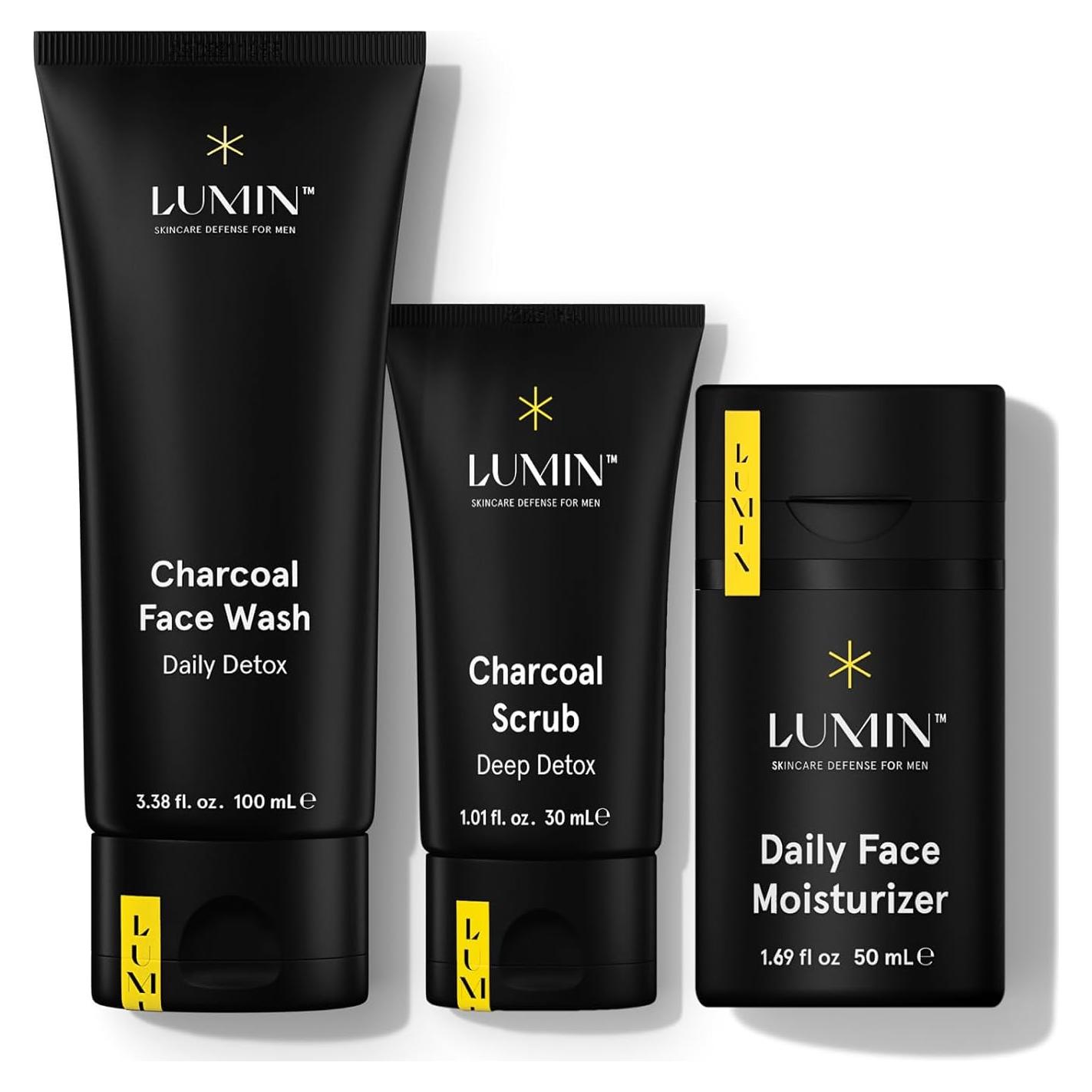 Kit de Cuidado de Piel para Hombres Lumin - Operador Suave Detox