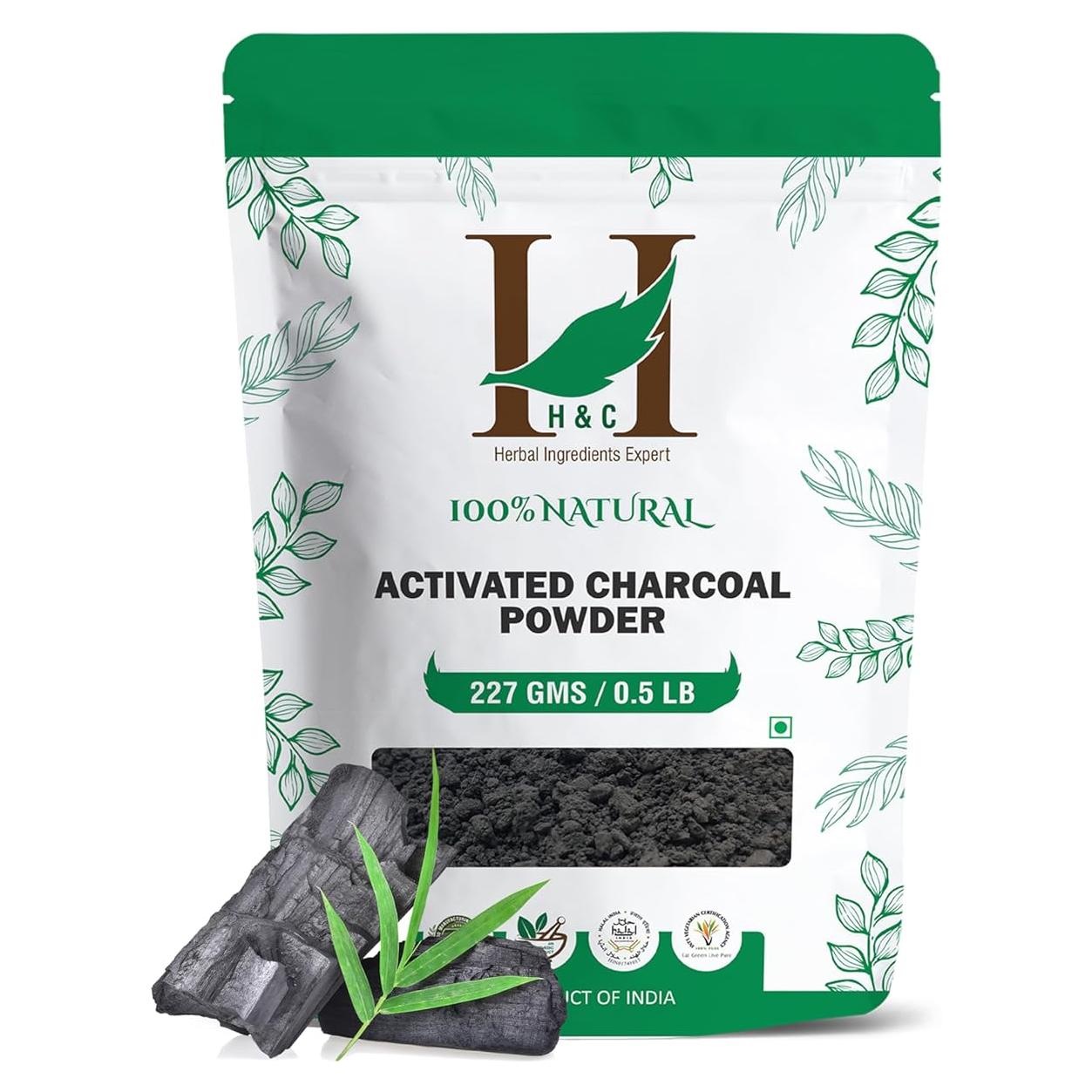 H&C Carbón Activado 227g - Blanqueamiento Dental y Facial