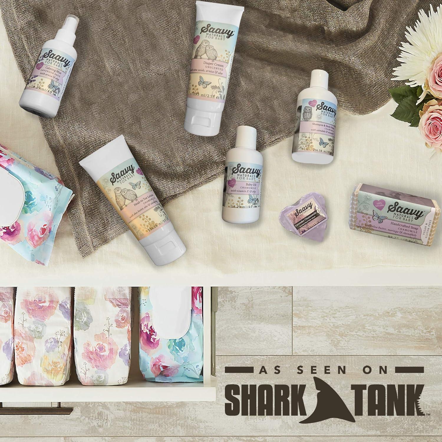 Jabón de Barra para Bebé Saavy Naturals 2 PACK Manzanilla 198 g