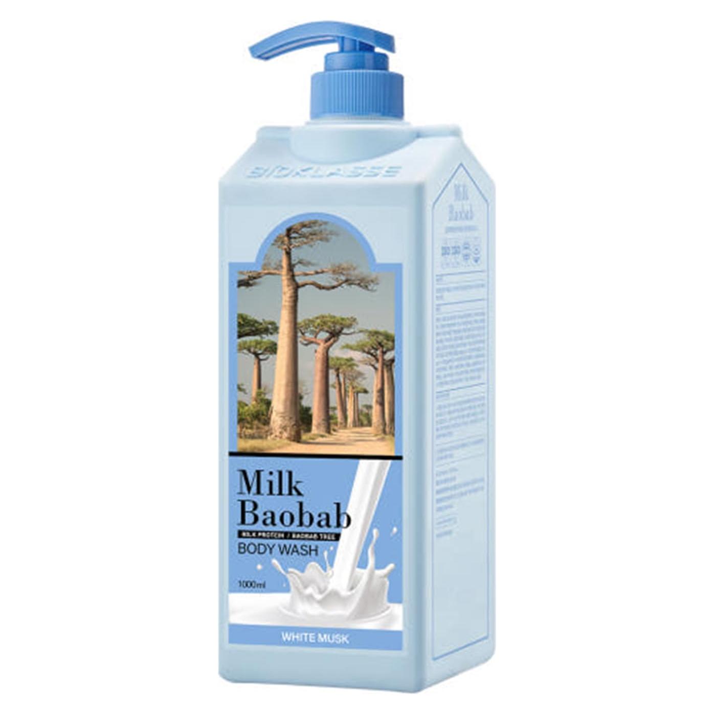 Jabón Corporal Hidratante Milkbobab 500ml Almizcle Blanco