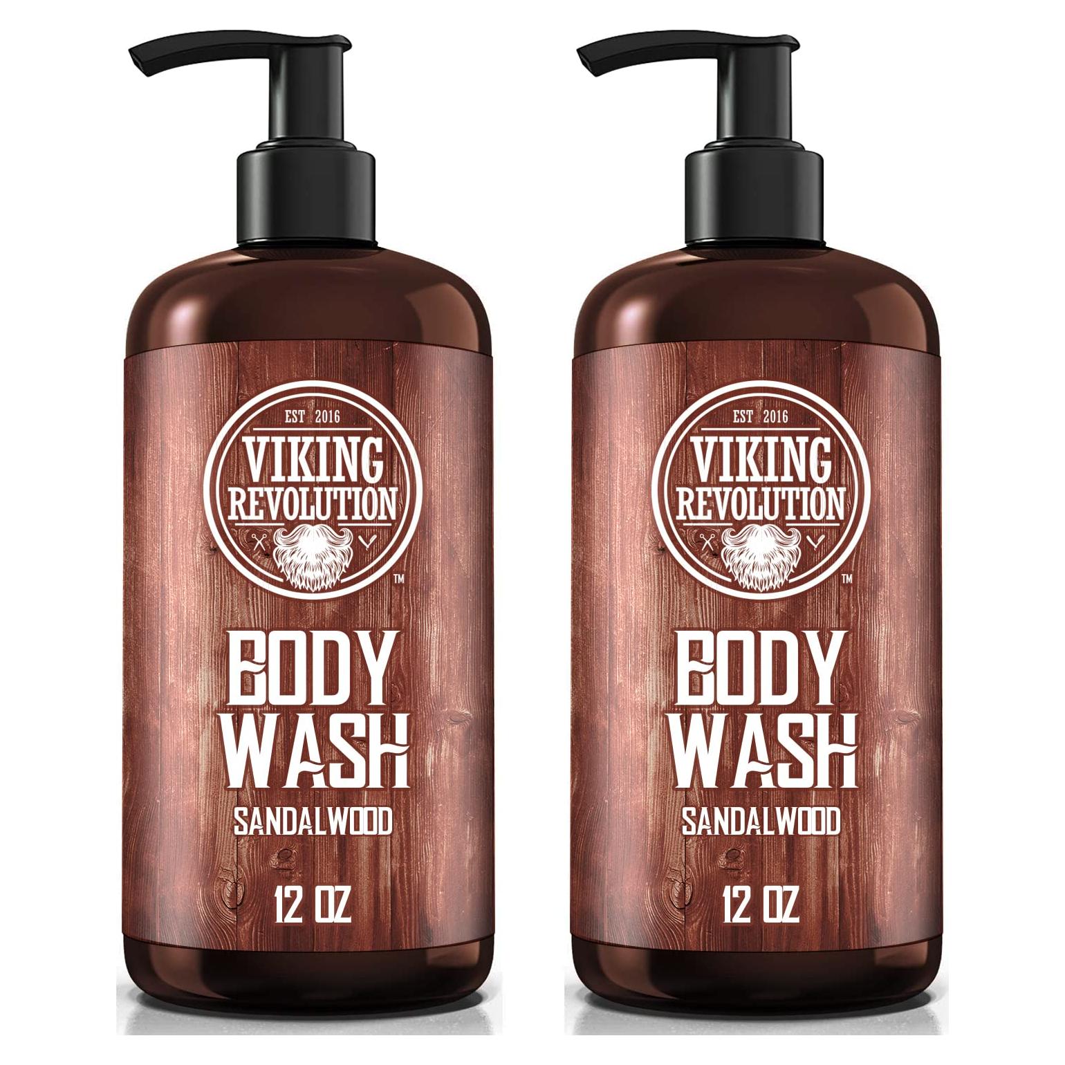 Gel de Ducha Natural Viking Revolution 354 ml Sándalo x2