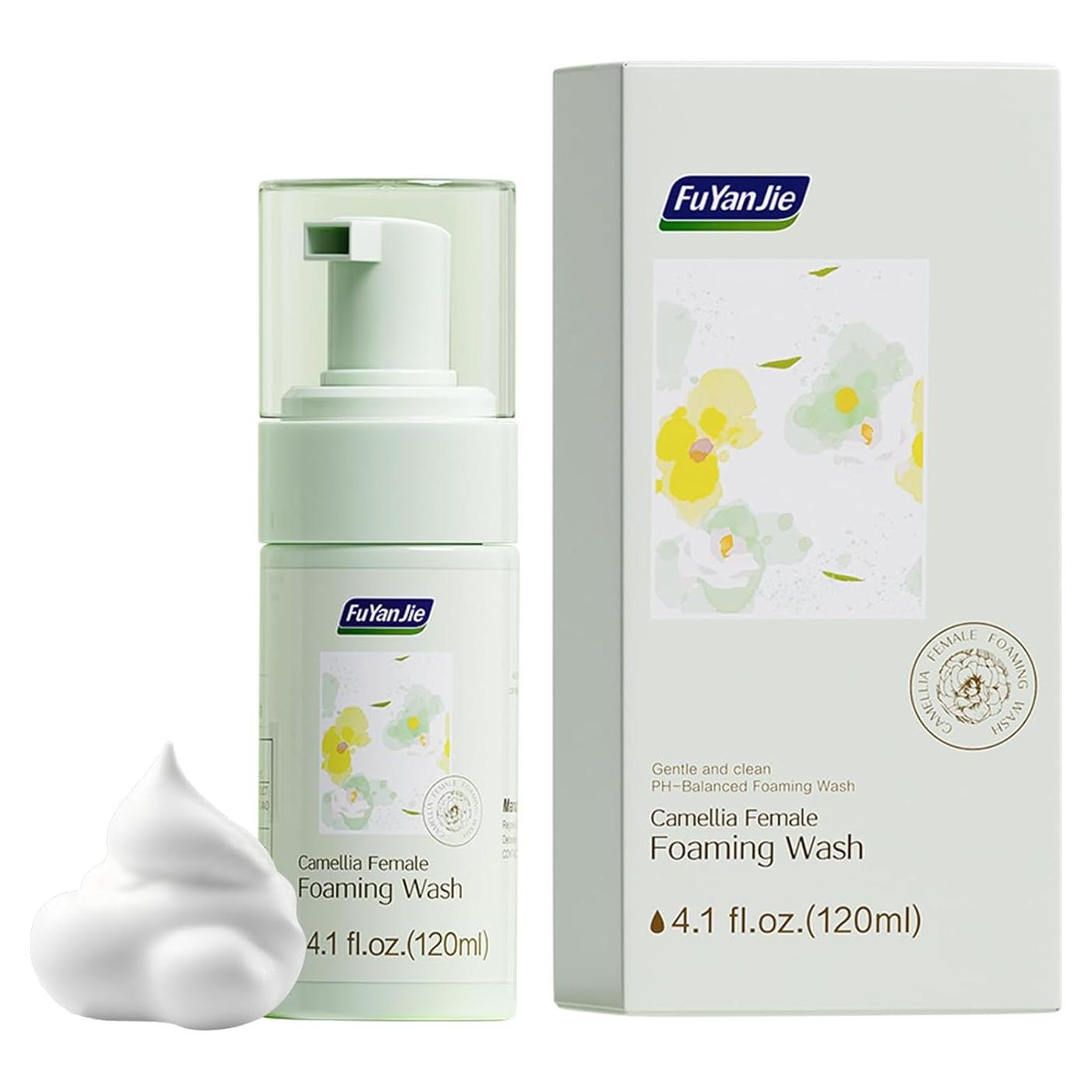 Limpieza Espumosa Femenina Camellia 190g - pH Equilibrado