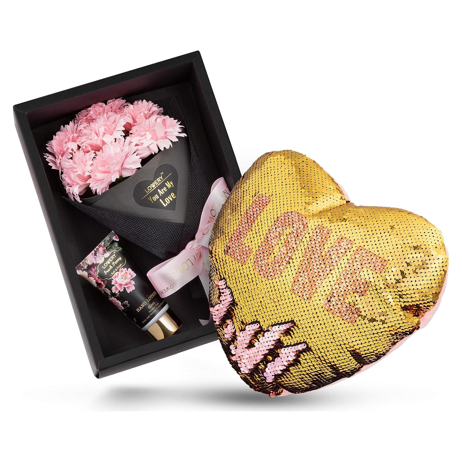 Cesta de Regalo Spa Lovery 9 Piezas con Jabones y Loción