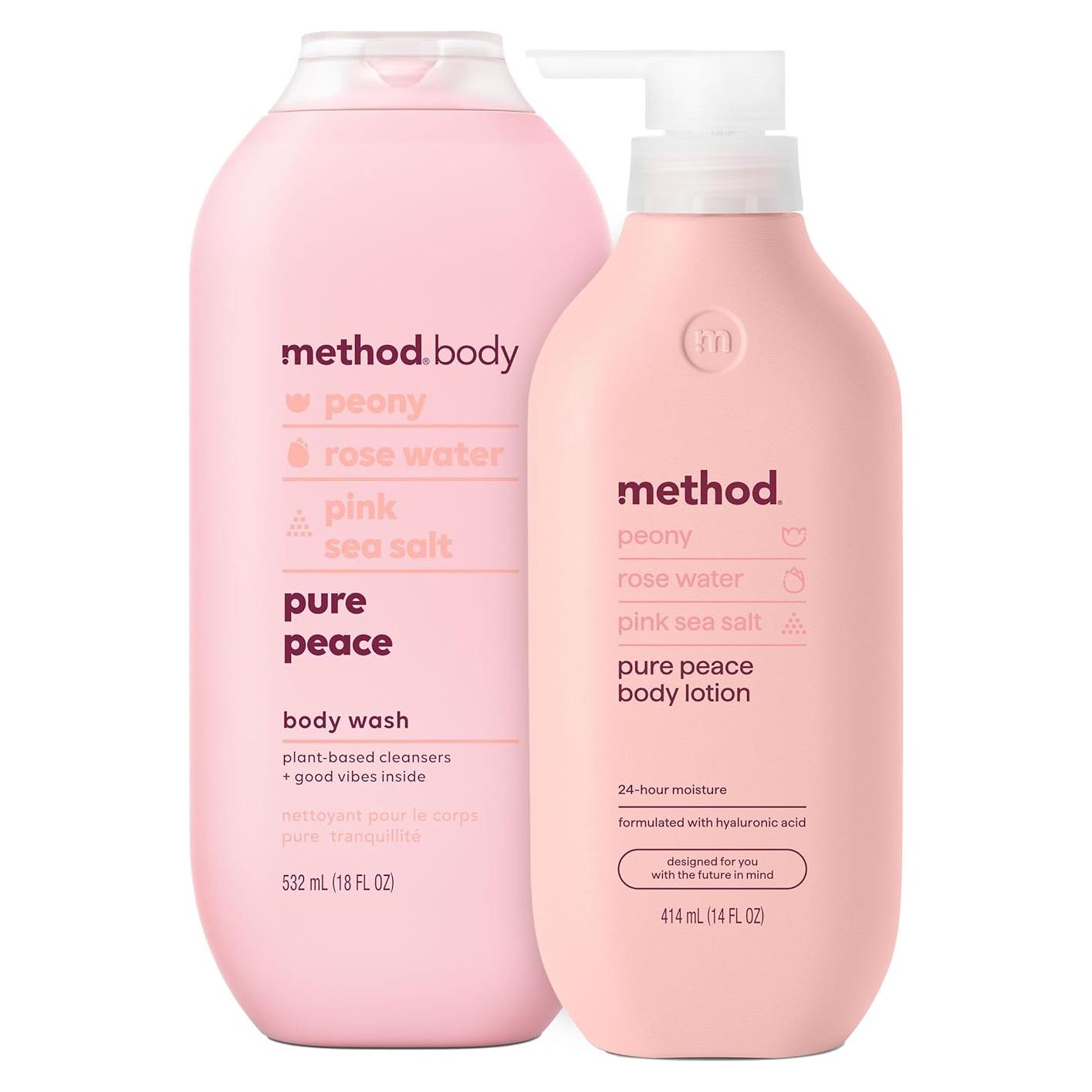 Set de Regalo Gel de Baño y Loción Method Pure Peace 510ml/397ml