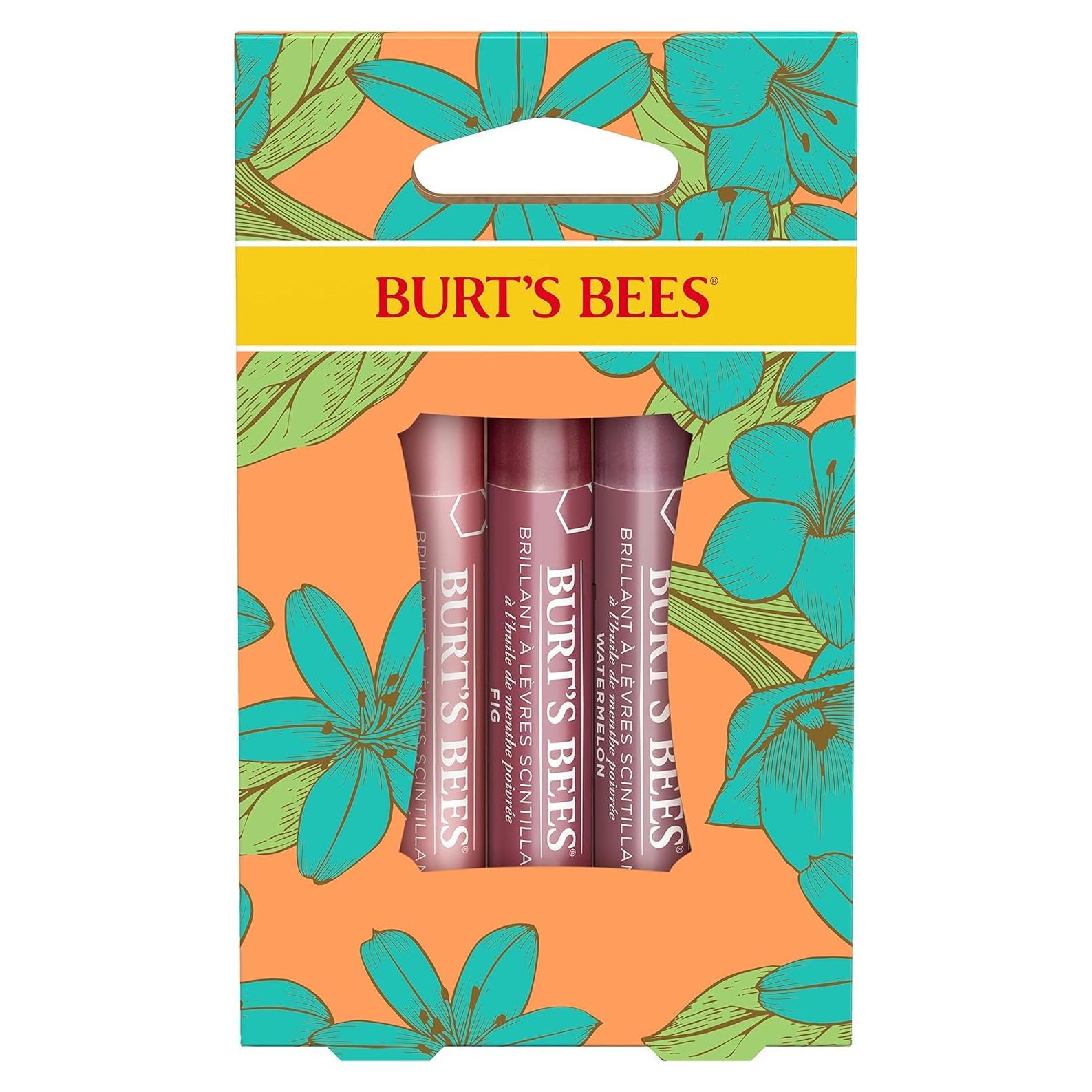 Set de Brillos Labiales Burt's Bees - 3 Tonos Naturales