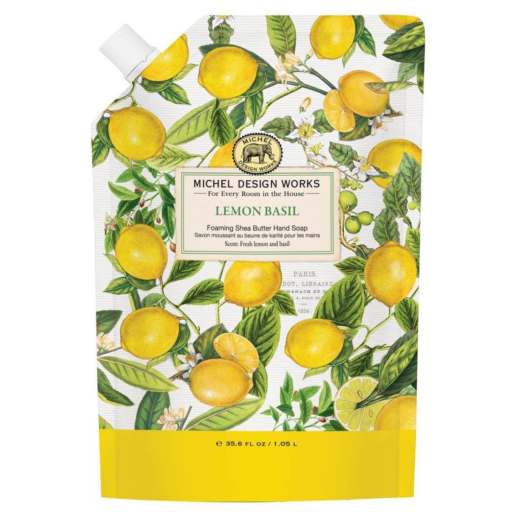 Recarga Jabón de Manos Espumoso Limón y Albahaca Michel Design
