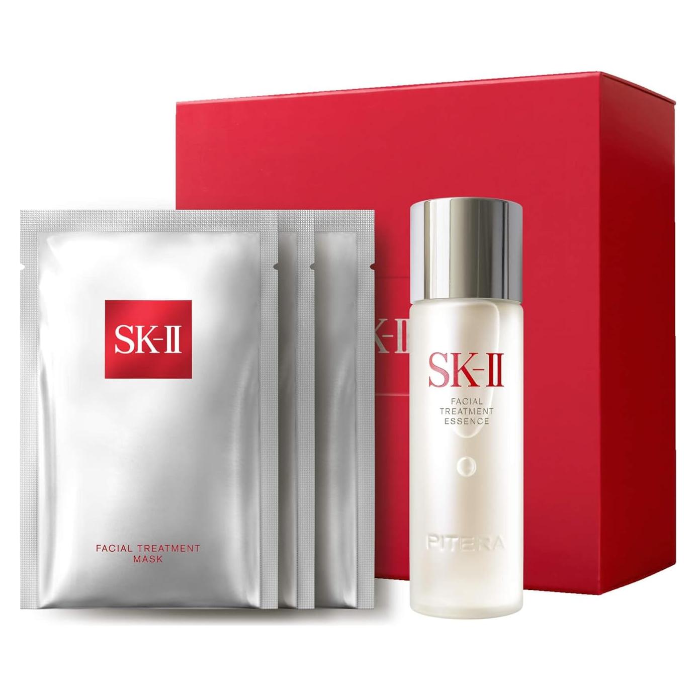 SK-II Glow Up Duo Set Cuidado Piel Anti-Envejecimiento 4 Unidades