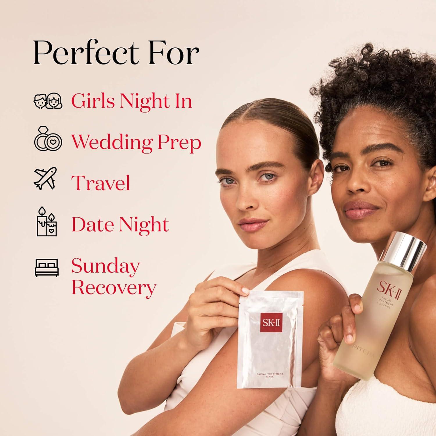 SK-II Glow Up Duo Set Cuidado Piel Anti-Envejecimiento 4 Unidades