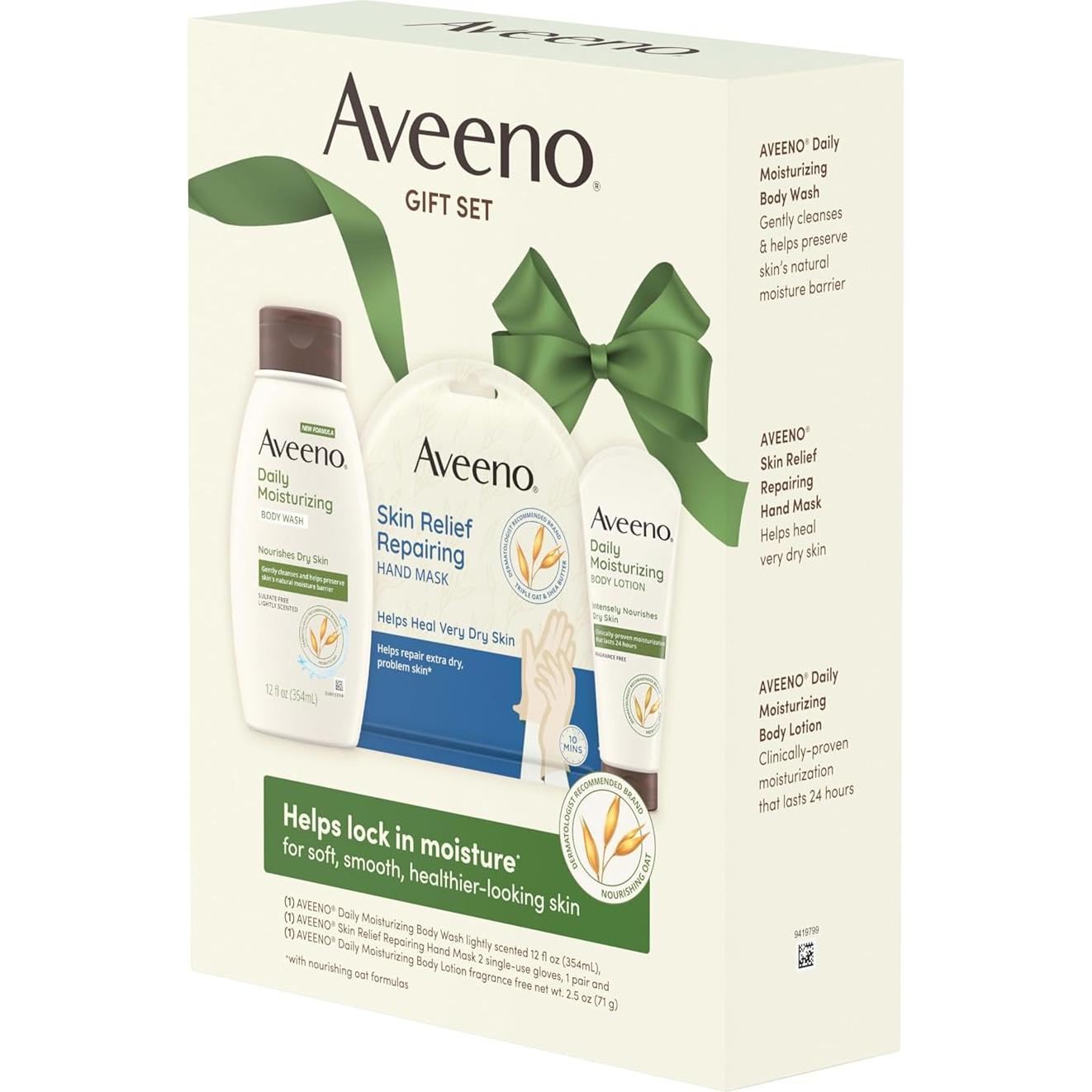 Set de Regalo Hidratación Diaria Aveeno - 3 Piezas Sin Fragancia